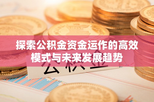 庆安探索公积金资金运作的高效模式与未来发展趋势