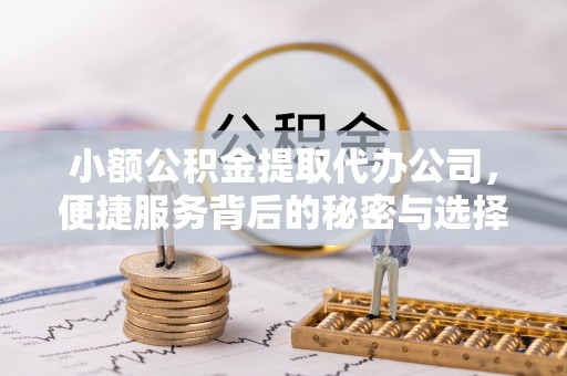 庆安小额公积金提取代办公司，便捷服务背后的秘密与选择指南